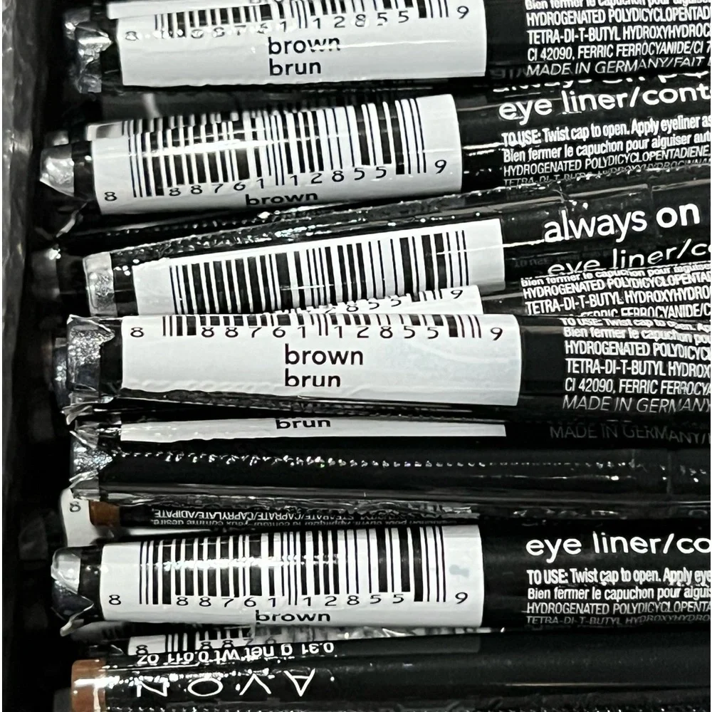 Brown eyeliner or eyebrow pencil